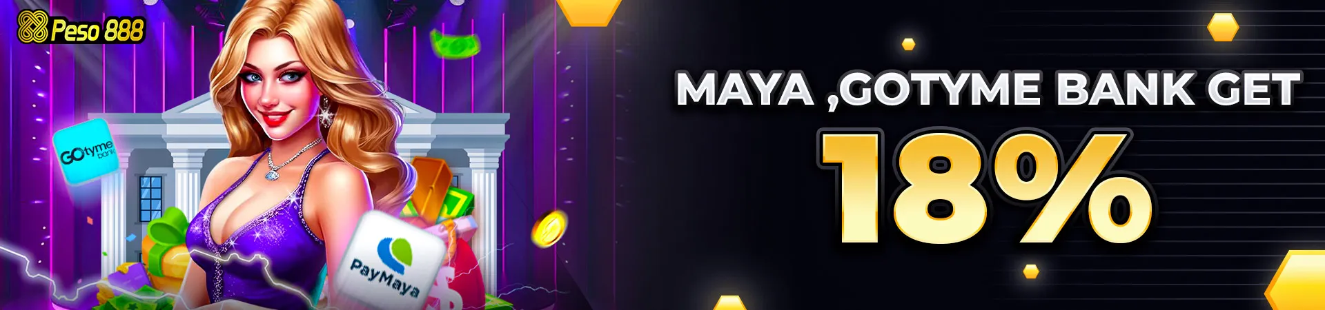 ⭐️ MAYA, GOTYME BANK GET 18%⭐️