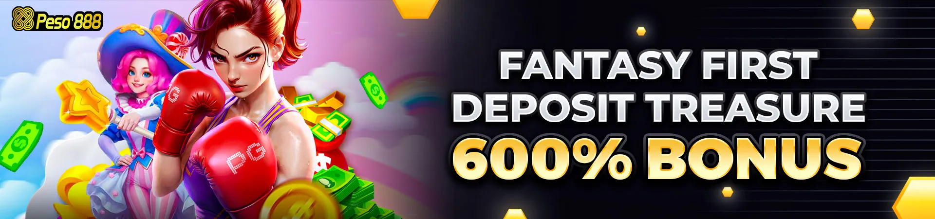 ⭐️FANTASY FIRST DEPOSIT TREASURE 600% BONUS⭐️
